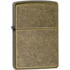 Zippo Vintage Brushed Brass with Slashes Pocket Lighter Zippo