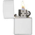 Zippo Regular Matte Pocket Lighter - White Zippo