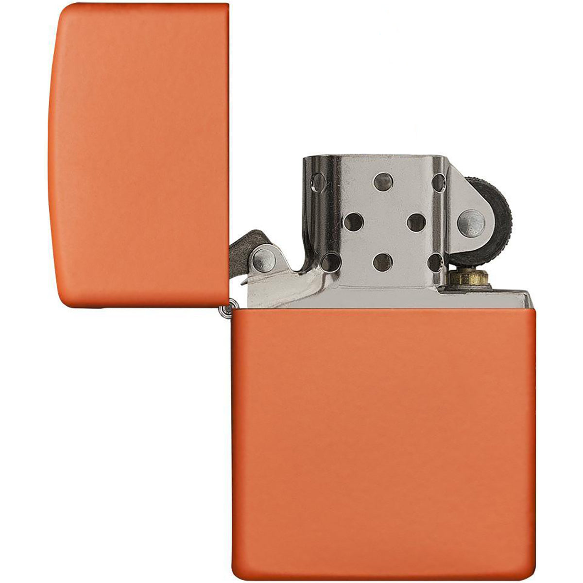 Zippo Regular Matte Pocket Lighter - Orange Zippo
