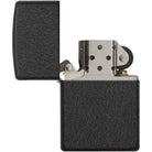 Zippo Black Crackle Pocket Lighter Zippo