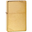 Zippo Vintage Series Brass with Slashes Pocket Lighter Zippo