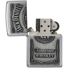 Zippo Jack Daniel's Label Pewter Emblem Pocket Lighter Zippo