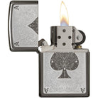 Zippo Ace of Spades Filigree Pocket Lighter Zippo