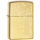 Zippo High Polished Brass Venetian Pocket Lighter Zippo