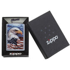 Zippo Mazzi Freedom Watch Street Chrome Windproof Pocket Lighter Zippo