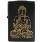 Zippo "The Enlightened One" Buddha Black Matte Windproof Pocket Lighter Zippo