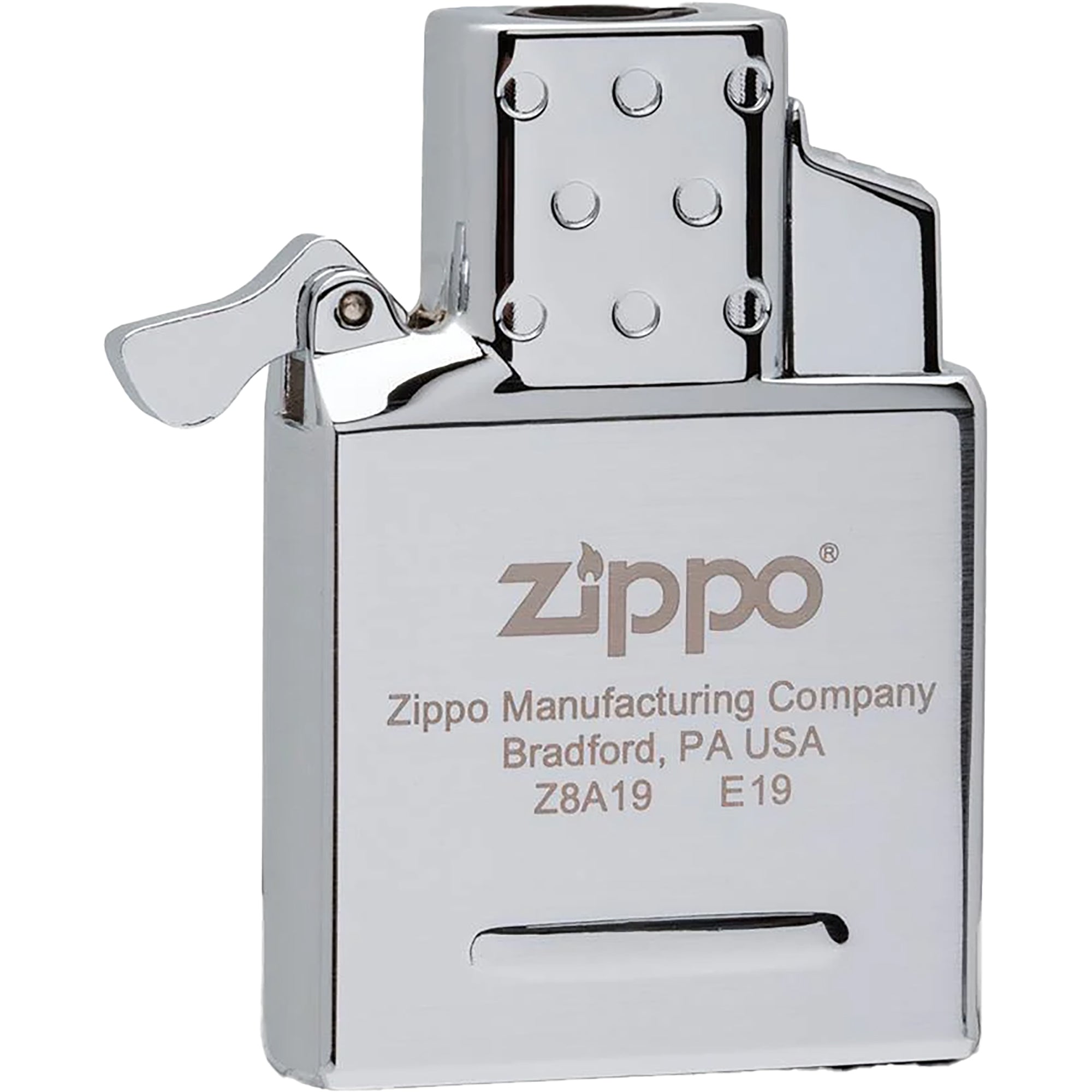 Zippo Single Torch Butane Lighter Insert - Stainless Steel Zippo