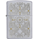 Zippo Classical Curve Satin Chrome Windproof Pocket Lighter Zippo