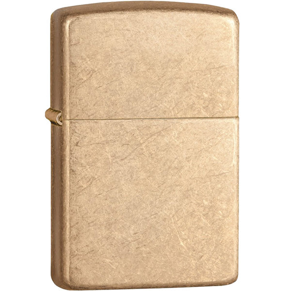 Zippo Armor Case Tumbled Brass Windproof Pocket Lighter – Forza Sports